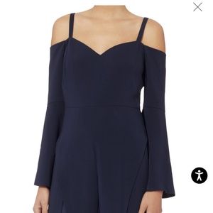 NWT intermix Gemma jumpsuit navy size 2 new with tags